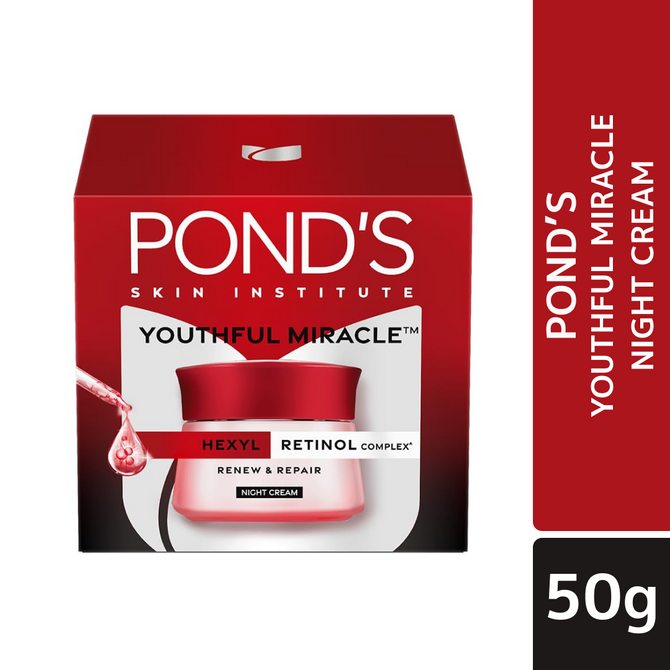 Pond's Youthful Miracle Night Cream 50g