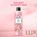 Lux Body Wash French Rose & Almond 245ml With 79ml Dove Shampoo Free