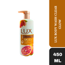 Lux Body Wash Clear Glow 450ml