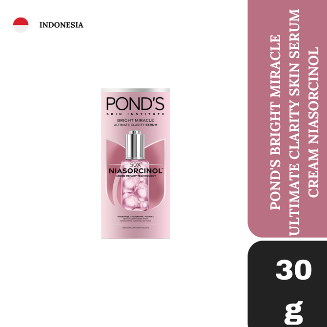 Pond's Bright Miracle Ultimate Clarity Serum Niasorcinol 30g