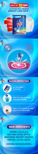 Rin Liquid Detergent Matic 40ml