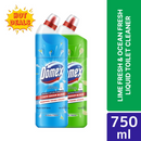 Domex Toilet Cleaning Liquid Lime & Ocean Fresh 750ml Combo Pack