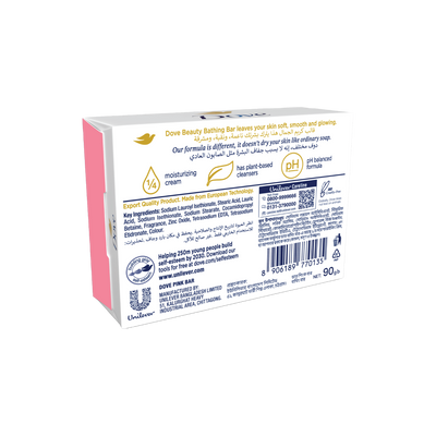 Dove Beauty Bar Soap Pink 90g