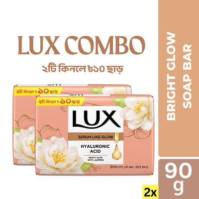 Lux Bright Glow Hya Bar 90g Combo Pack 2pcs