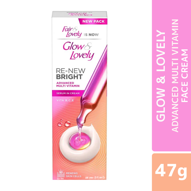 Glow & Lovely Re-New Bright Multivitamin Serum In Cream 47g