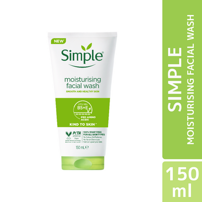 Simple Face Wash Kind to Skin Moisturising 150ml