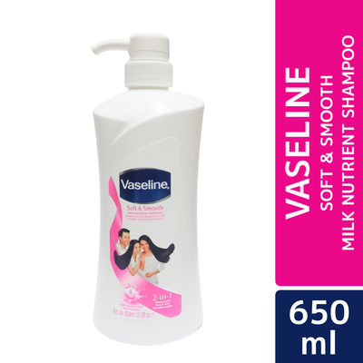 Vaseline Soft & Smooth Milk Nutrients Shampoo 650ml