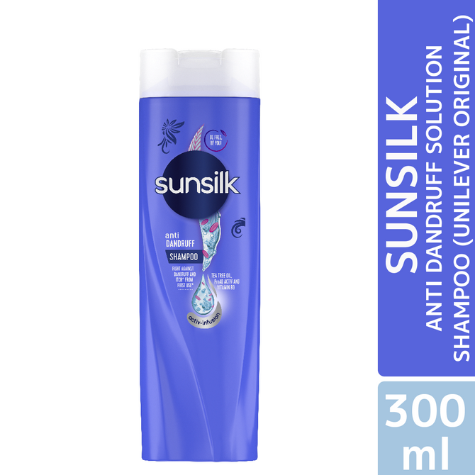 Sunsilk Anti-Dandruff Solution Shampoo 300ml (Unilever Original)