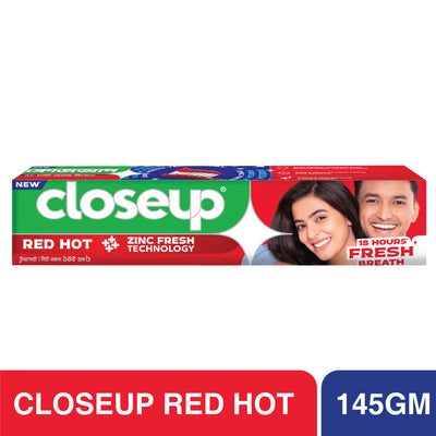 Closeup Toothpaste Red Hot 145g