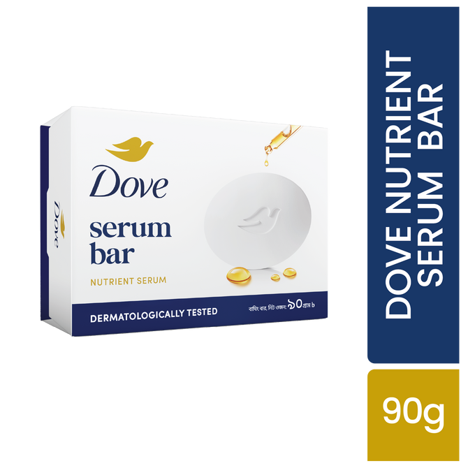 Dove Beauty Bar Soap White Nutrient Serum 90g