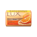 Lux Soap Bar Fresh Glow Tangerine & Vitamin C + E 90g (Free 2pcs Hair Oil Mini Pack)