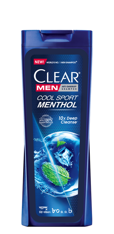 Clear Men Shampoo Cool Sport Menthol Anti Dandruff 80ml