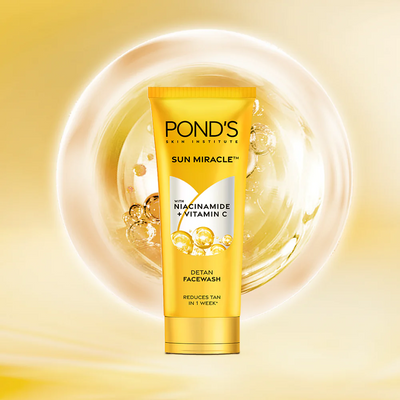 Pond's Sun Miracle Detan Face Wash 100g