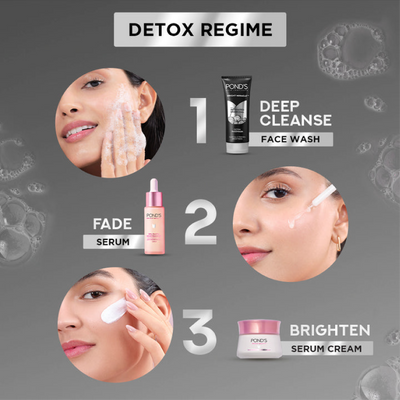 Pond's Face Wash Bright Miracle Detox 50g