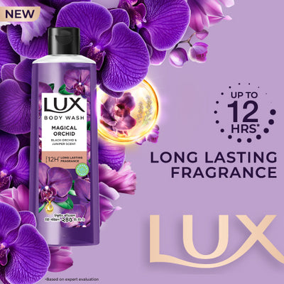Lux Body Wash Black Orchid Scent & Juniper Oil 245ml