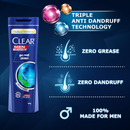 Clear Men Shampoo Cool Sport Menthol Anti Dandruff 330ml