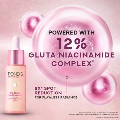 Pond's Bright Beauty Serum with 12% Gluta-Niacinamide 28ml