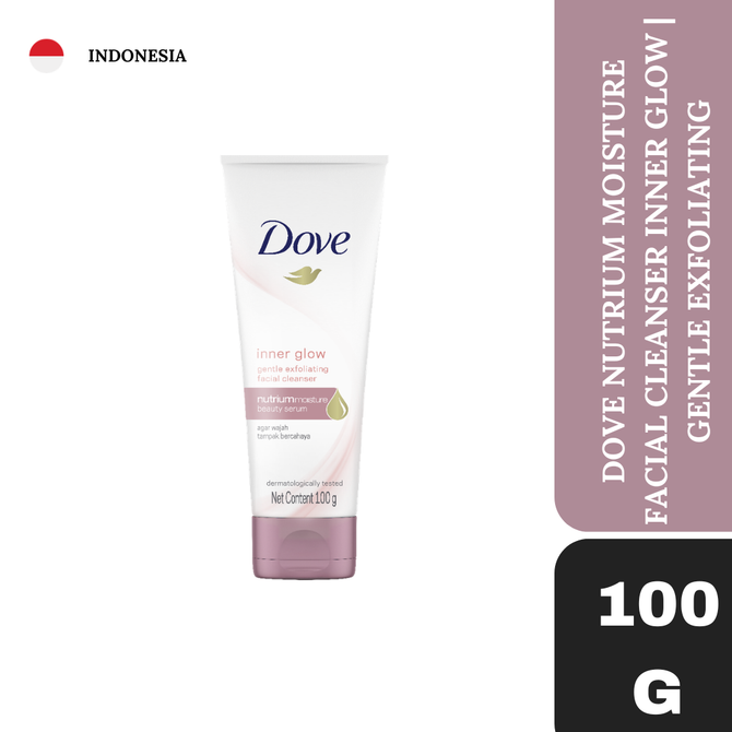 Dove Inner Glow Gentle Exfoliating Facial Cleanser 100g