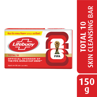 Lifebuoy Skin Cleansing Soap Bar Total 150g (FIFA)