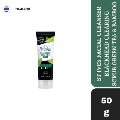 St. Ives Facial Cleanser Face Scrub Blackhead Clearing Green Tea 50gm