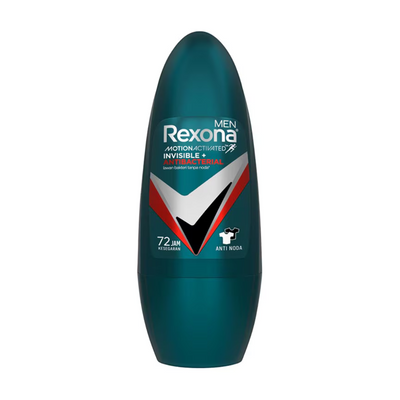 Rexona Men Invisible Antibacterial Roll On 45ml