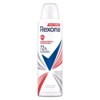 Rexsona Antibacterial Protection Antitranspirante Aerosol (Imported )(UI) 150ml