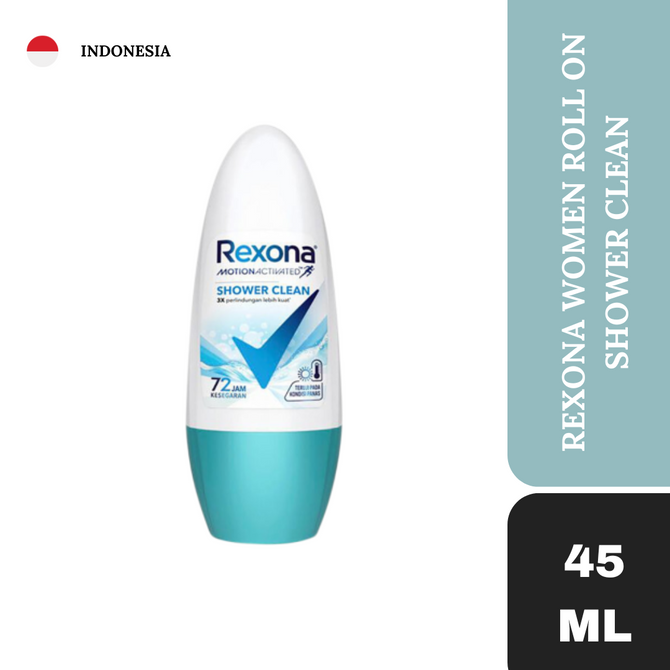 Rexona Shower Clean Brighting Antiperspirant  45ml