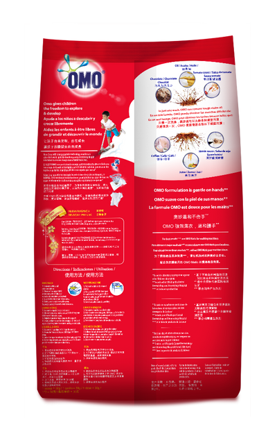 Omo Ultra-Fast Clean Laundry Powder 800g