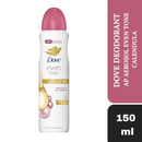 Dove Aerosol Even Tone Calendula Antiperspirant Deodorant 150ml