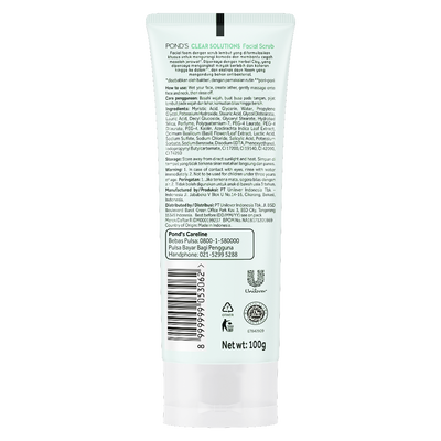 Pond's Bright Miracle Ultimate Pure Clear Facial Scrub 100g