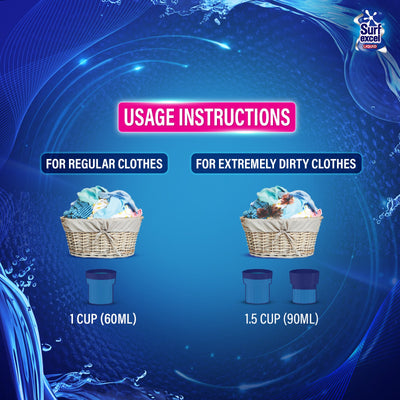 Surf Excel Liquid Detergent Top Load 500ml