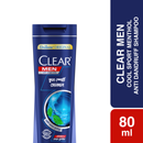 Clear Men Shampoo Cool Sport Menthol Anti Dandruff 80ml