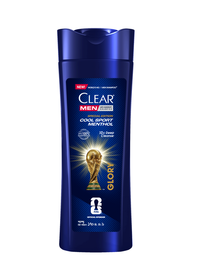 Clear Men Shampoo Cool Sport Menthol Anti Dandruff 170ml (FIFA)