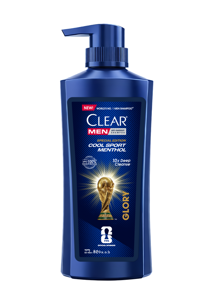 Clear Men Shampoo Cool Sport Menthol Anti Dandruff 450ml (FIFA)