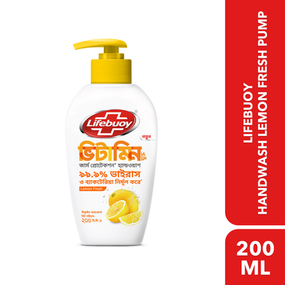 Lifebuoy Handwash Lemon Fresh Pump 200ml