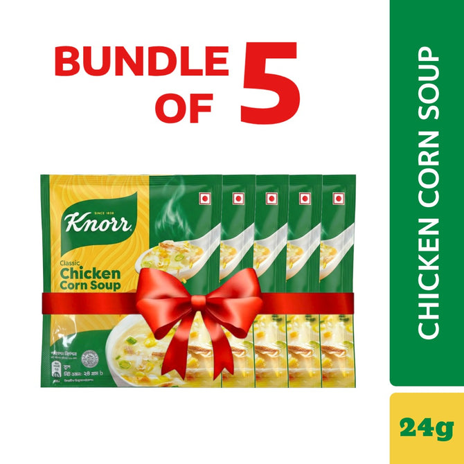 Knorr Chicken Corn Soup 24g (Bundle of 5)
