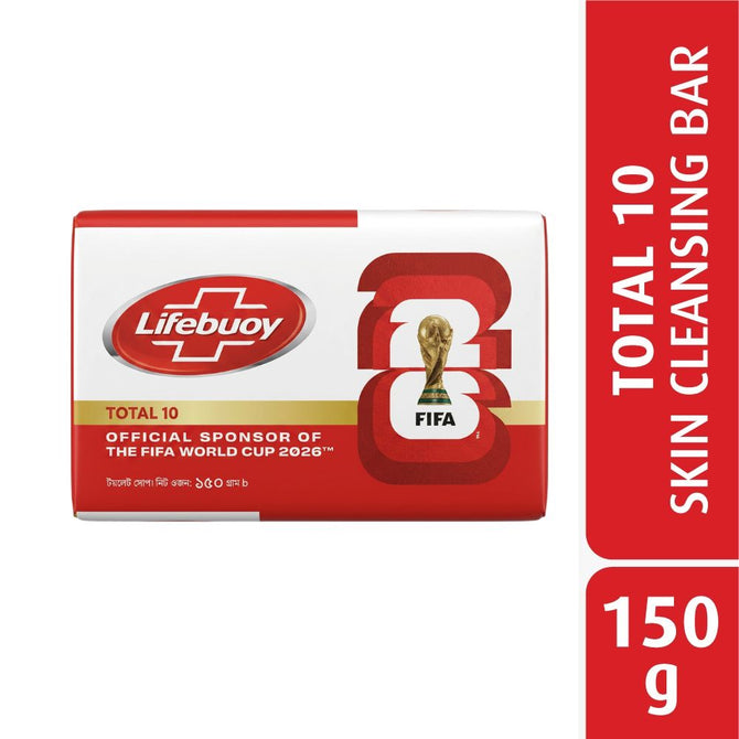 Lifebuoy Skin Cleansing Soap Bar Total 150g (FIFA)