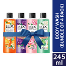 Lux Body Wash 245ml (Bundle of 4)