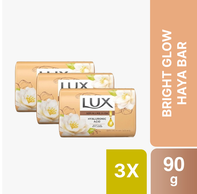 Lux Bright Glow Hya Bar 90g (Bundle of 3)