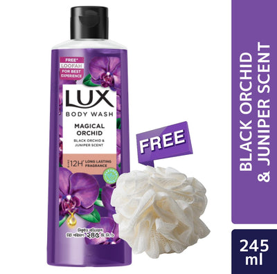 Lux Body Wash Black Orchid Scent & Juniper Oil 245ml