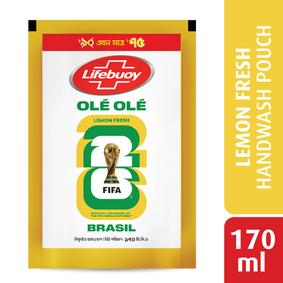 Lifebuoy Handwash Lemon Fresh Refill 170ml (FIFA)