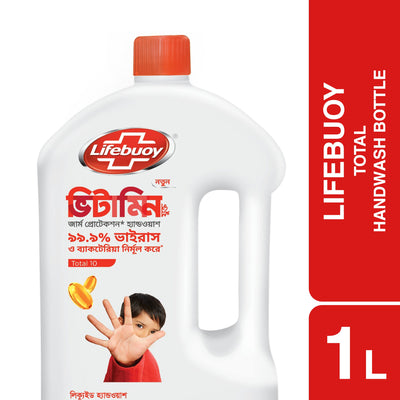 Lifebuoy Handwash (Soap) Total Bottle 1L