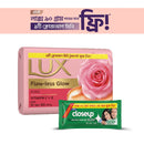 Lux Soap Bar Flaw Less Glow 90g Closeup Mini Toothpaste Free