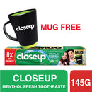 Closeup Toothpaste Menthol Fresh 145g Mug Free