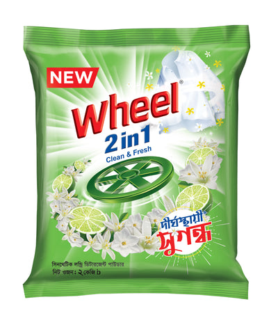 Wheel Washing Powder 2in1 Clean & Fresh 2Kg