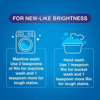 Rin Advanced Synthetic Laundry Detergent Powder 500g