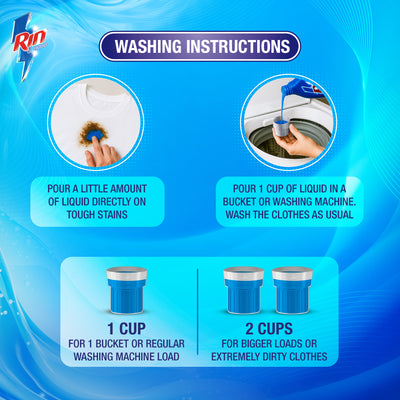 Rin Liquid Detergent 800ml