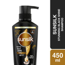 Sunsilk Shampoo Stunning Black Shine 450ml With 75ml Refill Pack Free