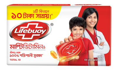 Lifebuoy Skin Cleansing Soap Bar Total 90g Combo Pack 2pcs