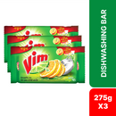 Vim Dishwashing Bar 275g (Bundle of 3)